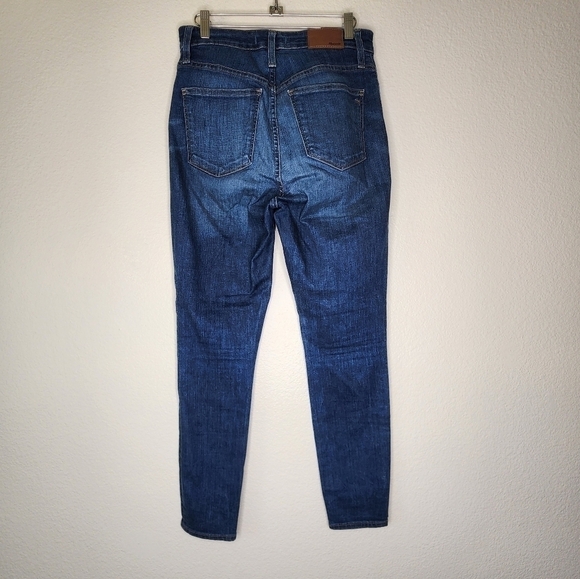 Madewell Moreaux Wash Curvy High-Rise Skinny Jeans 28 - Picture 4 of 9